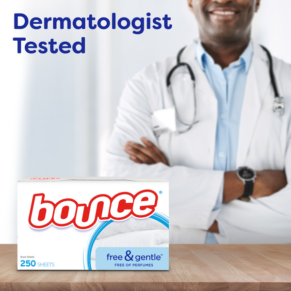 Bounce Free & Gentle Fabric Softener Dryer Sheets