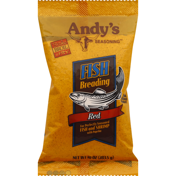 Andy's Seasoning Fish Breading, Red