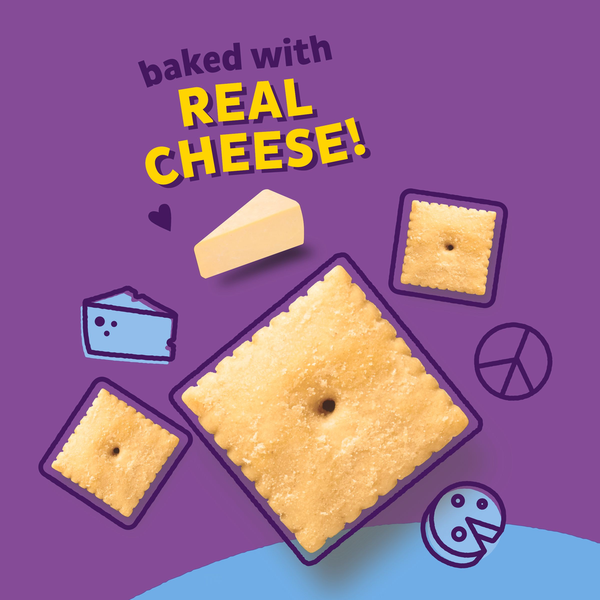 Annie's Organic Cheddar Squares White Cheddar Baked Crackers
