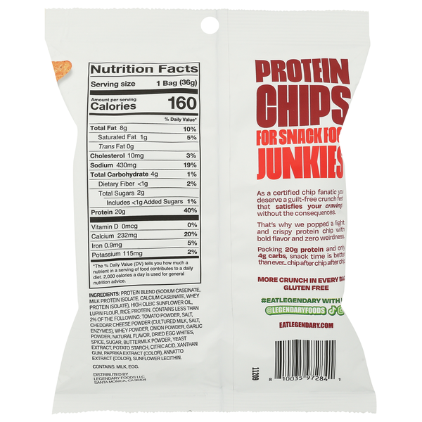 Legendary Foods Lf Popped Protein Chip - Pizza 1/7Ct-1.