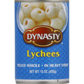Dynasty Lychees, Peeled, Whole, in Heavy Syrup