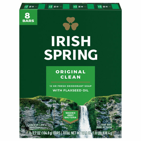 Irish Spring Men's Bar Soap, Original Clean