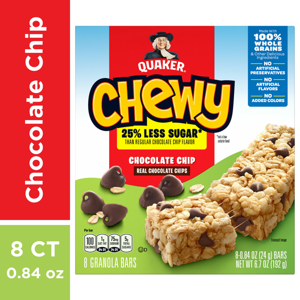 Quaker Granola Bars, Chocolate Chip
