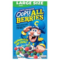 Cap'N Crunch Cereal, Oops! All Berries, Large Size️
