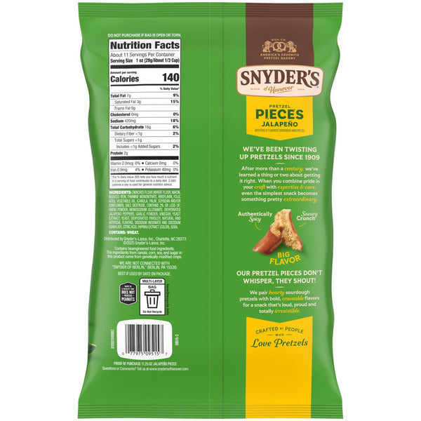 Snyder's of Hanover Jalapeño Flavored Pretzel Pieces