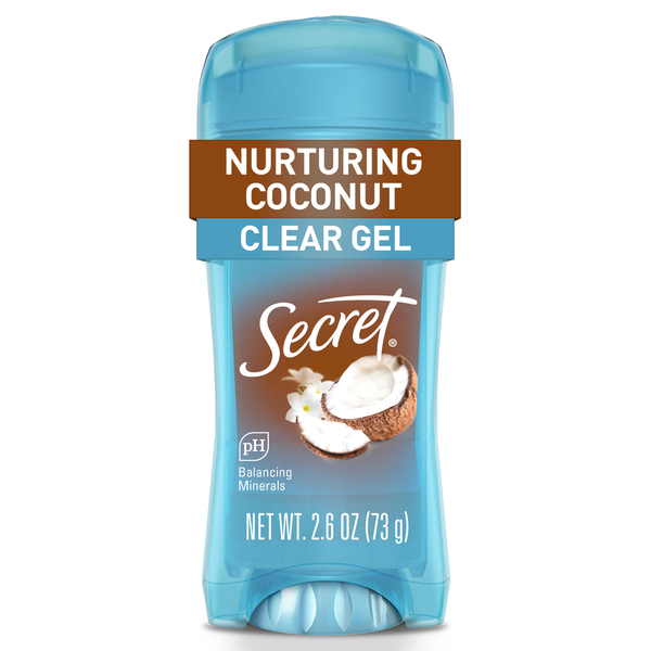 Secret Fresh Clear Gel Antiperspirant and Deodorant, Coconut Scent