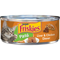Purina Friskies Pate Wet Cat Food, Liver & Chicken Dinner