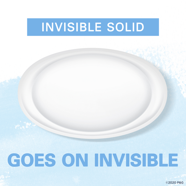 Secret Unscented Invisible Solid Antiperspirant and Deodorant