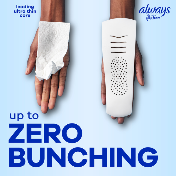 Always Infinity Extra Heavy Sanitary Pads with Wings Unscented