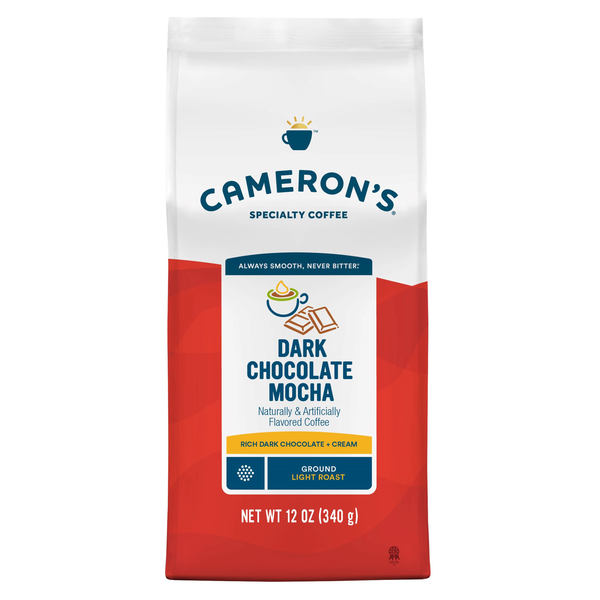 Cameron's Coffee Bag, Flavored, Dark Chocolate Mocha Light Roast Ground Coffee