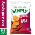 Ruffles Hot & Spicy Potato Chips