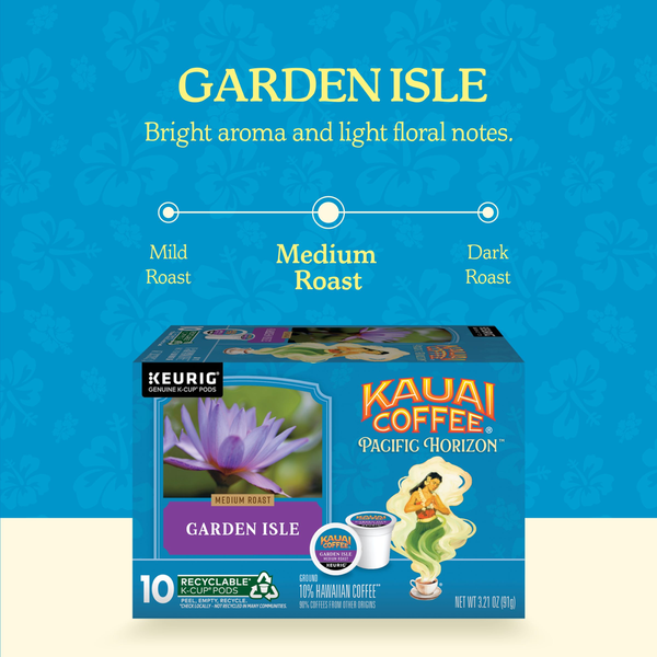 Kauai Coffee 10-Count Medium Roast Single Serve Coffee K-Cups
