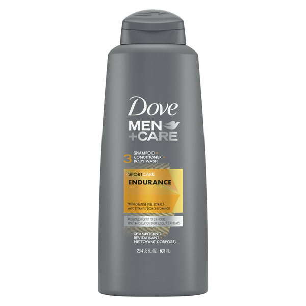 Dove Men+Care 3 In 1 Shampoo Conditioner Body Wash Endurance