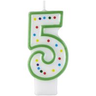 Wilton Green Number 5 Birthday Candle️