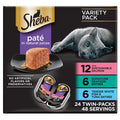 SHEBA PERFECT PORTIONS Perfect Portions Wet Cat Food Pate Variety Pack,  Twin-Pack Trays