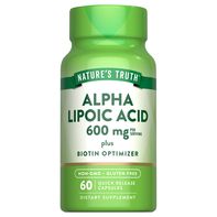 Nature's Truth Alpha Lipoic Acid, 600 mg + Biotin,...
️