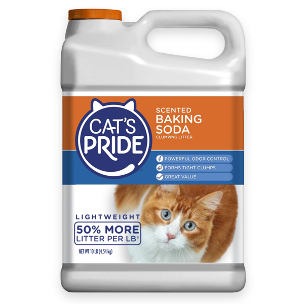 Cat's Pride Lightweight Clumping Litter: Baking Soda, Scented