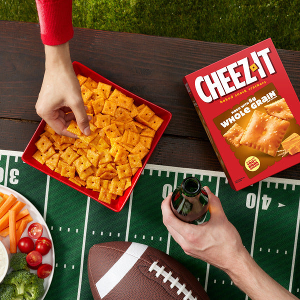 Cheez-It Made with Whole Grain Cheese Crackers, Baked Snack Crackers, 12.4 oz