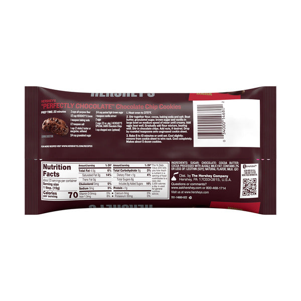 Hershey's SPECIAL DARK Mildly Sweet Chocolate Baking Chips Bag, 12 oz