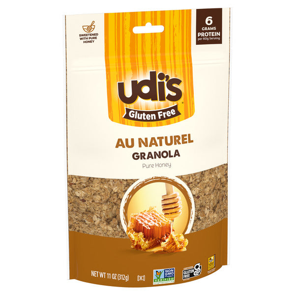 Udi's Gluten Free Au Naturel Granola Sweetened With Pure Honey