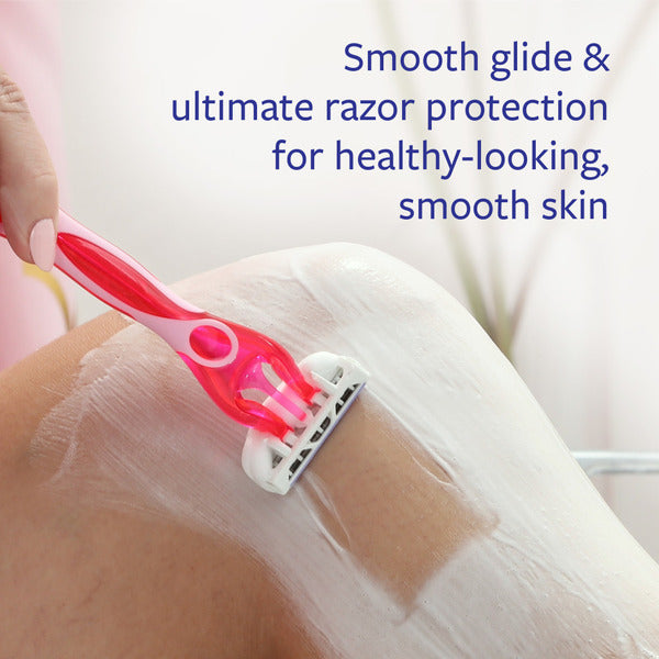 Skintimate Skin Therapy Raspberry Rain Shave Gel for Women, Moisturizing, Twin Pack