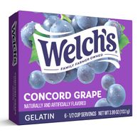 Welch's Gelatin Concord Grape (6 Servings)️