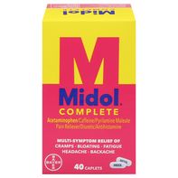 Midol Complete Menstrual Period Symptoms Relief Ca...
️