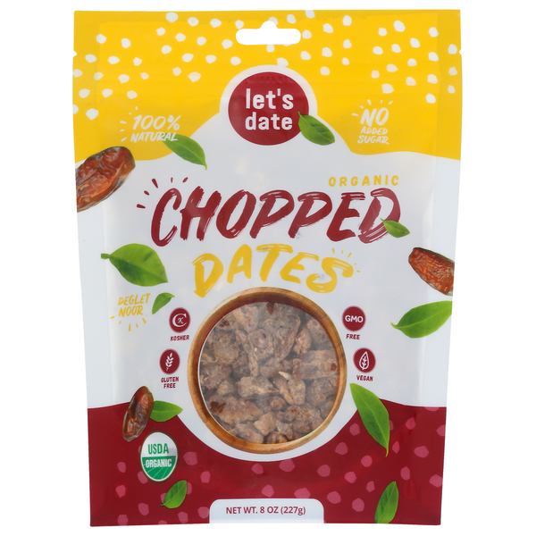 Let's Date Organic Chopped Dates