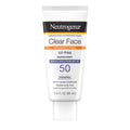Neutrogena SPF 50 Clear Face Sunscreen for Oily Skin, 3 fl. oz