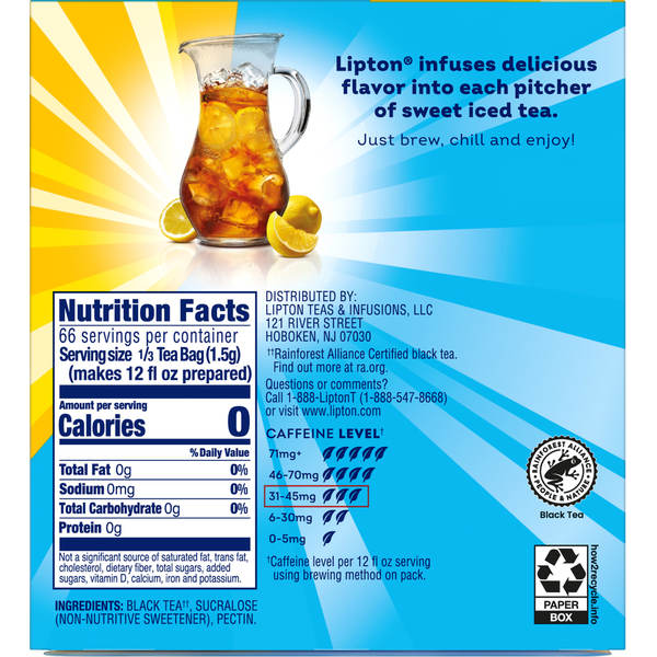 Lipton Sweet Tea Family Size