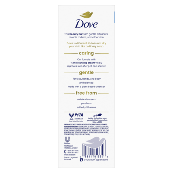 Dove Beauty Bar Gentle Exfoliating With Mild Cleanser