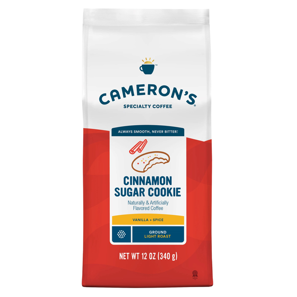 Cameron's Coffee, Ground, Light Roast, Cinnamon Sugar Cookie