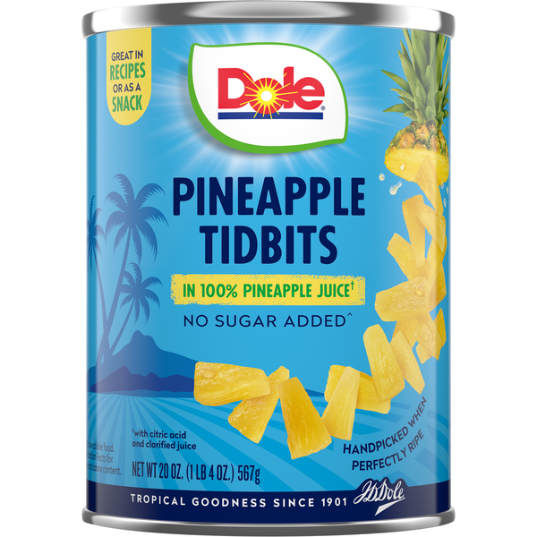 Dole Pineapple Tidbits in Pineapple Juice