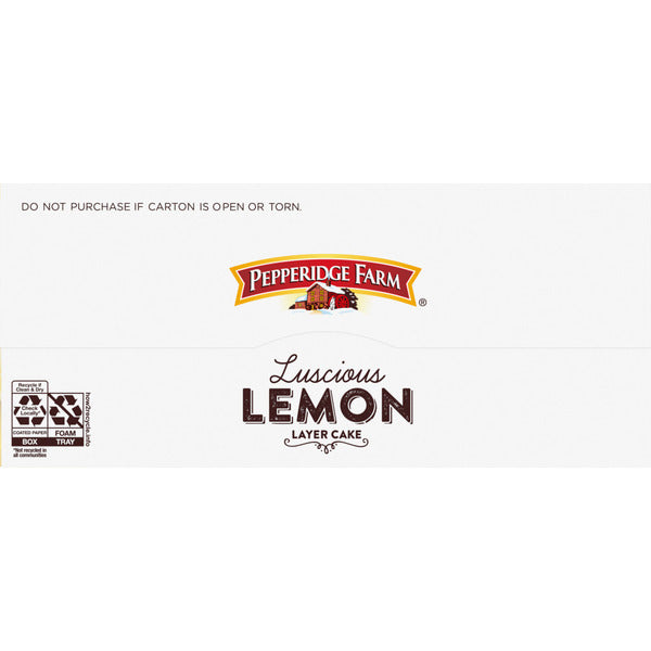 Pepperidge Farm Frozen Lemon Layer Cake