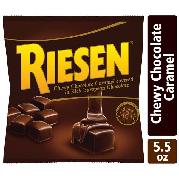 RIESEN Chocolate Covered Chewy Caramel Candy