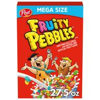 Post Fruity PEBBLES Breakfast Cereal, Gluten Free,...
️