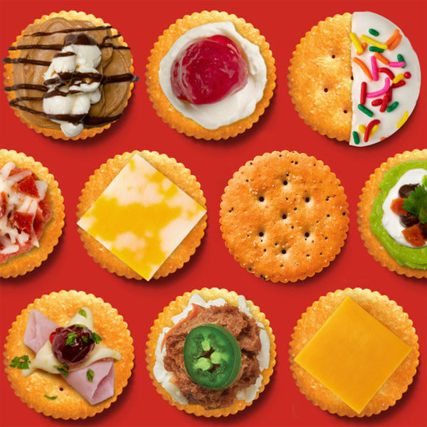 Ritz Fresh Stacks Everything Crackers, Travel Snacks, Multi Snack Packs 11.8 oz
