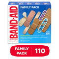 BAND-AID Adhesive Bandage Family Variety Pack, Assorted, 110 ct