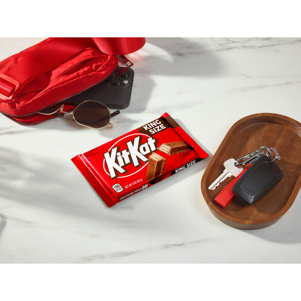 KIT KAT® Milk Chocolate Wafer King Size, Candy Bar, 3 oz