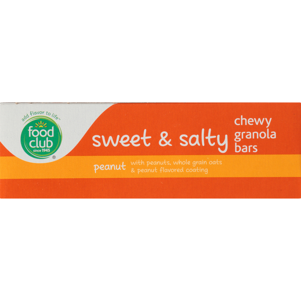 Food Club Sweet & Salty Peanut Chewy Granola Bars