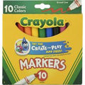 Crayola Markers, Nontoxic, Classic Colors, Broad L...
️