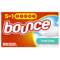 Bounce Fabric Softener Dryer Sheets, Fresh Linen