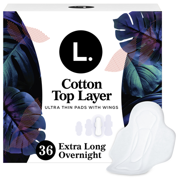 L. Thin Pads with Wings, Overnight