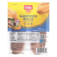 Schär Sandwich Rolls, Gluten-Free, Artisan Style️