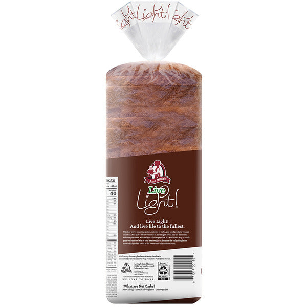 Aunt Millie's Live Light, Whole Grain Bread