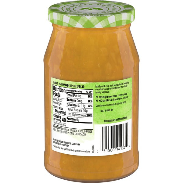 Smucker's Natural Orange Marmalade Fruit Spread