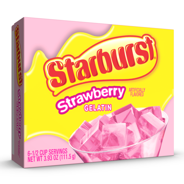 STARBURST Gelatin Strawberry (6 Servings)