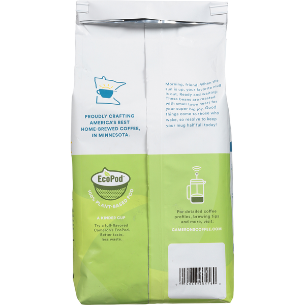 Cameron's Coffee, Organic, Whole Bean, Medium-Dark Roast, Mountain Gold, Value Size