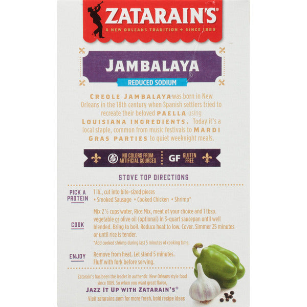 Zatarain's Reduced Sodium Jambalaya