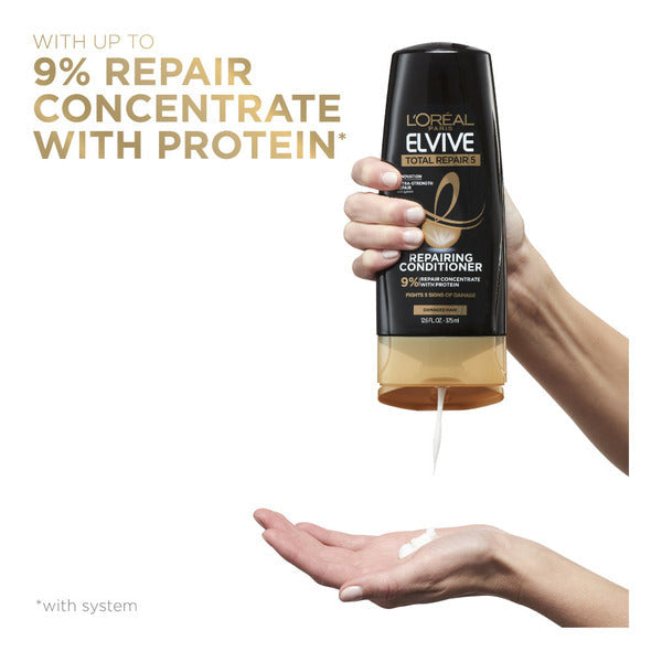 L'Oreal Total Repair 5 Repairing Conditioner for Damaged Hair,